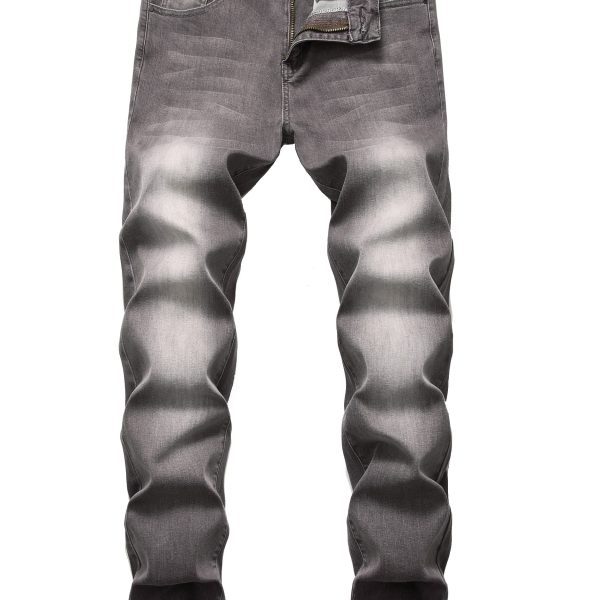 Men's business casual jeans brown
